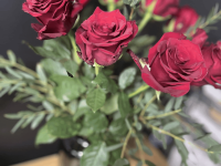 Bouquet de 11 roses rouge - Les Nids Guérandais